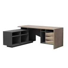 Computer desk Connect 1 Oak Sonoma Truffle